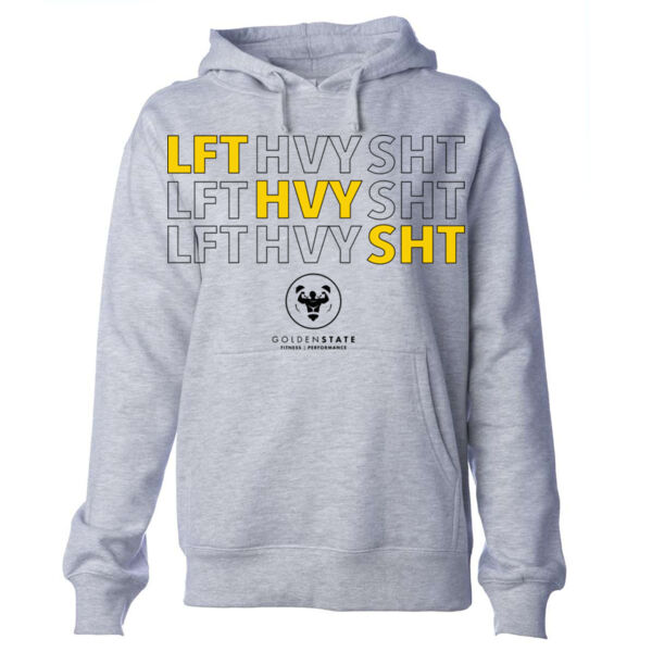 LFT HVY SHT - WOMEN'S CROP HOODIE - LIGHT GRAY HEATHER - $6425QD$ Thumbnail