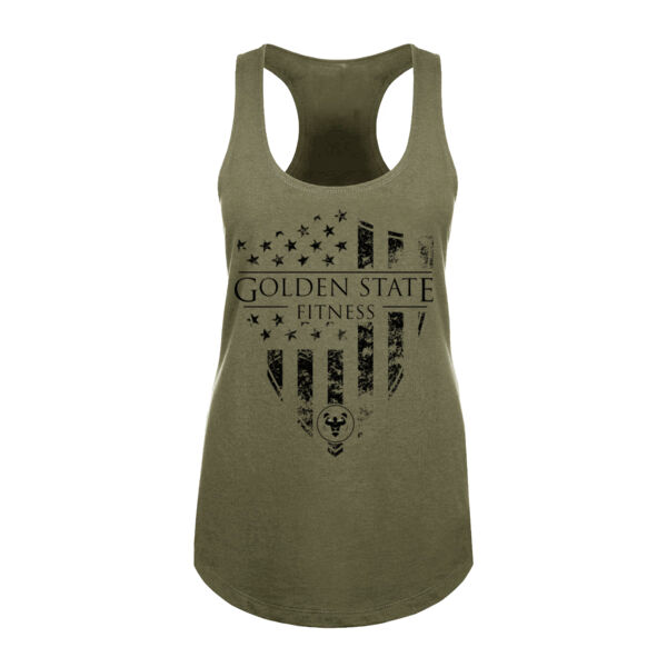 SHIELD FLAG - WOMEN'S FITTED TANK TOP - $13PFSS$ Thumbnail